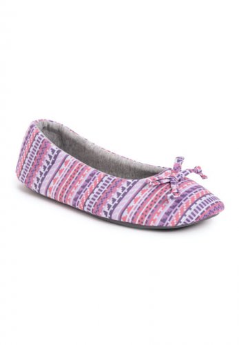 Jolee Jersey Ballerina Slippers - MUK LUKS