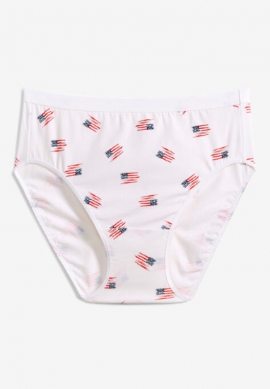 Cotton Full Brief Panty - Catherines - Click Image to Close