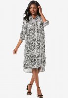 Button-Down Shirt Dress - Jessica London