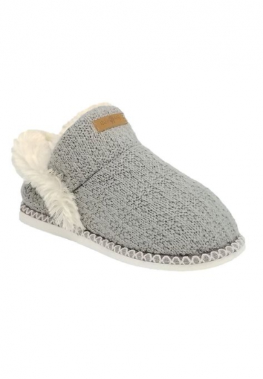 Textured Knit Ankle Slipper Boot Slippers - GaaHuu - Click Image to Close