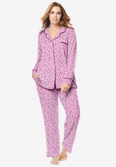 2-Piece Classic Pajama Set - Dreams & Co. - Click Image to Close