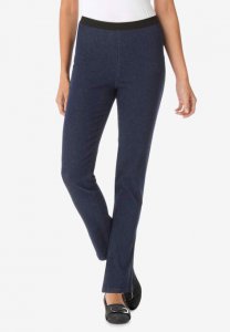 Straight Leg Stretch Denim Jeggings - Jessica London