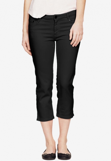 Stretch Slim Capris - ellos - Click Image to Close