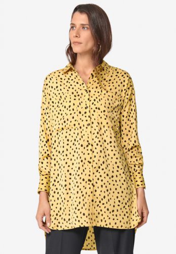 Hi-Low Tunic With Oversized Pockets - ellos
