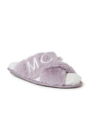 Jessa Mother'S Day Crossband Slippers - Dearfoams - Click Image to Close