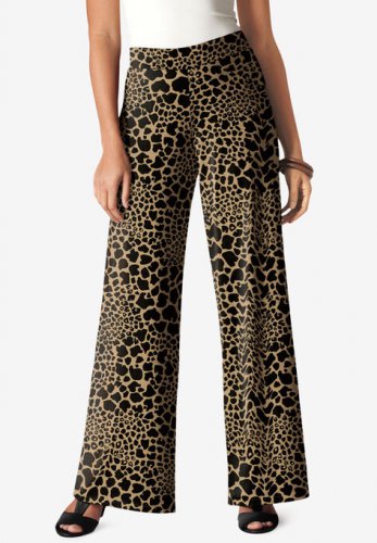 Travel Knit Palazzo Pant - Jessica London