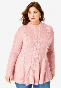 Fit-and-Flare Sweater - Roaman's