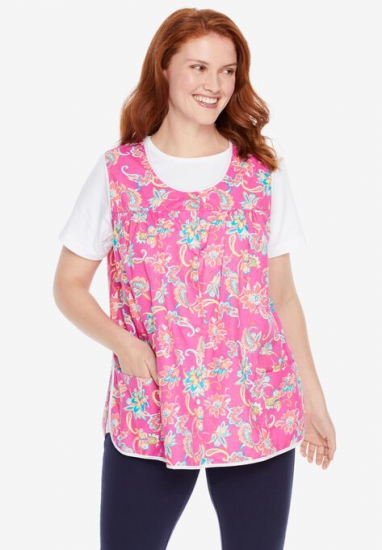 Snap-Front Apron by Only Necessities - Only Necessities - Click Image to Close