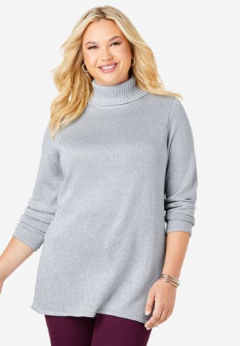 Shimmer Turtleneck - Jessica London