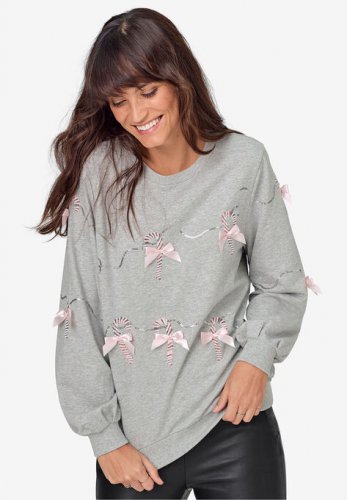 Candy Cane Sweatshirt - ellos