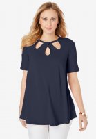 Cutout Swing Tunic - Jessica London