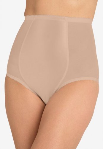 SECRET SOLUTIONS HIGH-WAIST MESH SHAPING BRIEF - Secret Solutions