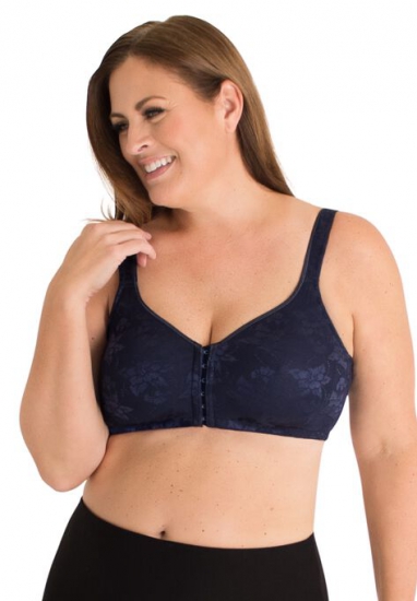 The Irene Luxe Support Lace Front Closure Bra - Leading Lady - Click Image to Close