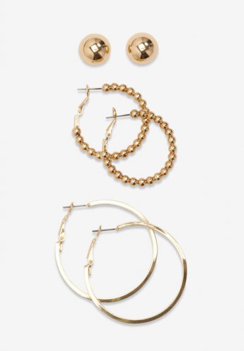 3-Piece Earring Set - Jessica London