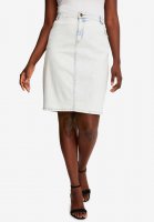 True Fit Denim Short Skirt - Jessica London