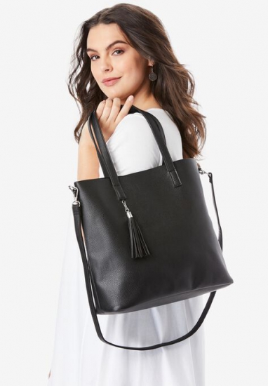 Multi-Strap Tote Bag - Roaman's - Click Image to Close