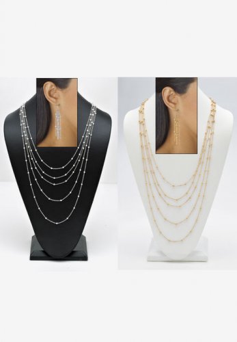 Waterfall Necklace Set - PalmBeach Jewelry