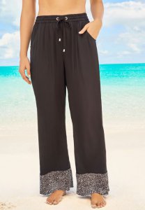 Wide-Leg Pant Swim Cover-Up Pant - Swim 365