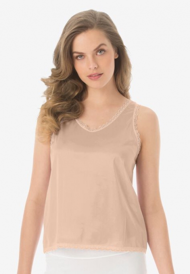Lace-Trim Camisole - Comfort Choice - Click Image to Close