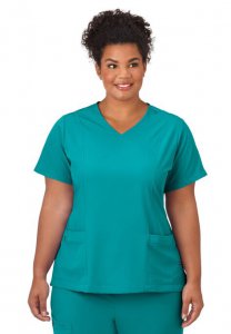 Jockey Scrubs Women's Mock Wrap Top - Jockey Encompass Scrubs