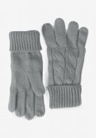 Cable Knit Gloves - Roaman's