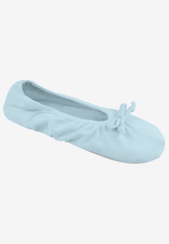 Stretch Satin Ballerina Slippers - MUK LUKS