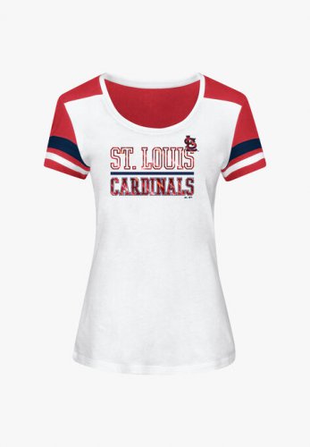 Cardinals V-Neck Raglan Tee - MLB