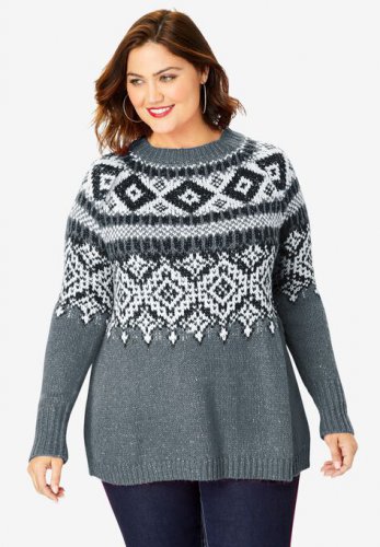 Fair Isle Sweater - Roaman's