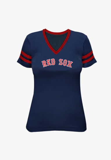 Cardinals V-Neck Jersey Tee - MLB - Click Image to Close