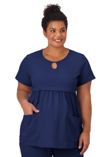 Jockey Scrubs Women's Empire Waist Maternity Top - Jockey Encompass Scrubs - Click Image to Close