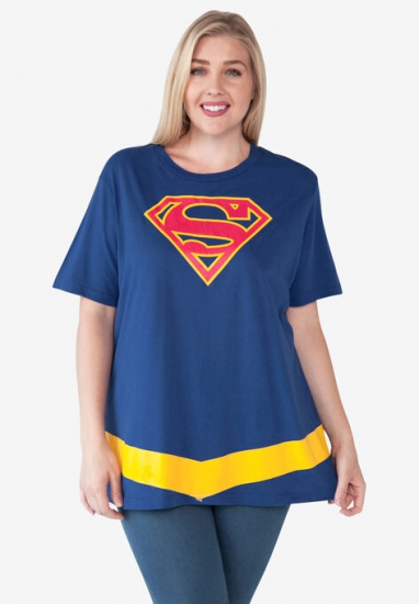 DC Comics Supergirl Costume T-Shirt - DC Comics - Click Image to Close