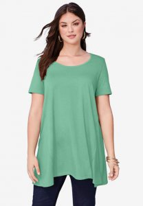 Scoopneck Swing Ultimate Tunic - Roaman's