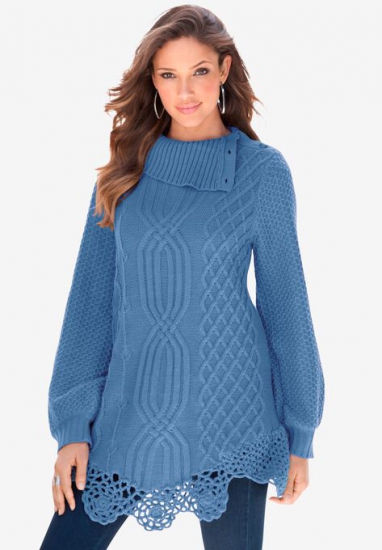 Cable Sweater - Roaman's - Click Image to Close