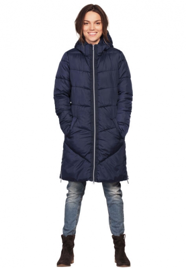 Long Puffer Coat - ellos - Click Image to Close