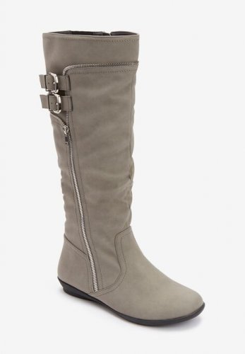 The Pasha Wide-Calf Boot - Comfortview