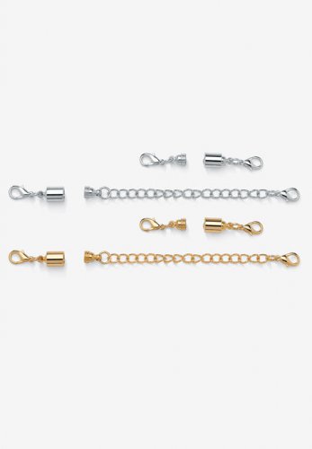 Silver Tone and Gold Tone Chain Extender Set - PalmBeach Jewelry