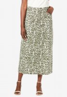 Classic Cotton Denim Long Skirt - Jessica London