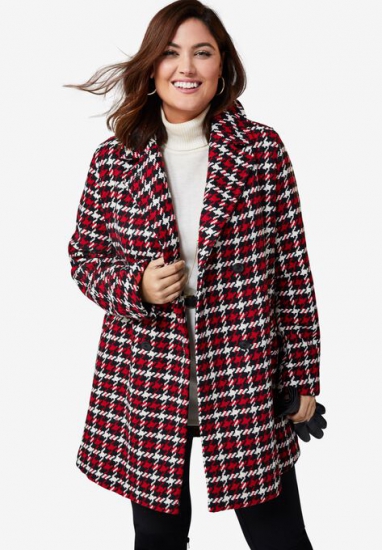 A-Line Peacoat - Jessica London - Click Image to Close