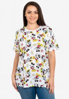 Mickey & Minnie Mouse All-Over T-Shirt - Disney