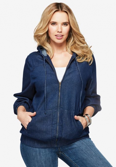 Zip-Up Kate Hoodie - Roaman's - Click Image to Close