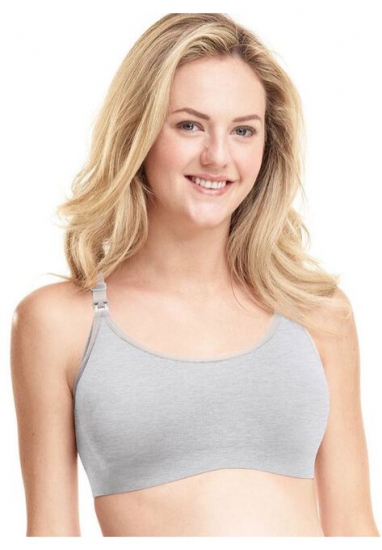 Nursing Seamless Racerback Wirefree Crop Bra - Playtex - Click Image to Close
