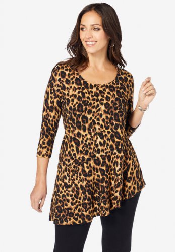 Asymmetrical Hem Tunic - Jessica London