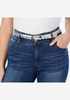 Metallic Braided Belt - Roaman's