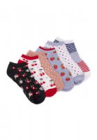 6 Pair Pack Ankle Socks - MUK LUKS