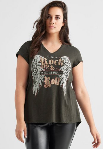 Rock & Roll Graphic Tee - ellos