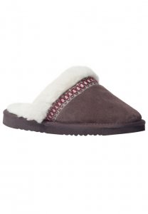 Dawn Suede Scuff Slipper by Muk Luks - MUK LUKS