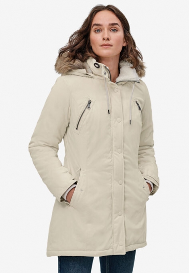 Modern A-line Parka - ellos - Click Image to Close