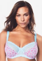 Lace-Trim Underwire Bra - Amoureuse