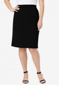 Tummy Control Bi-Stretch Pencil Skirt - Jessica London