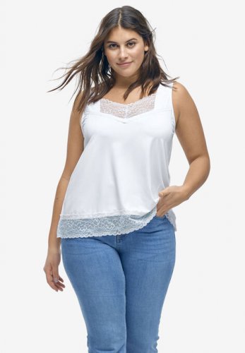 Lace-Trim Tank - ellos